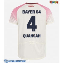 Fotballdrakt Herre Bayer Leverkusen Jarell Quansah #4 Bortedrakt 2025-26 Kortermet